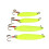 3Pcs Metal Luminously Spoon Baits Sequins Hard Baits Jigging Fishings Lure 5 grams 2
