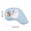 Golf Rod Head Protector Headcover Golf Iron Head Cover Scratchproof Case Sky Blue 2
