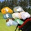 Golf Rod Head Protector Headcover Golf Iron Head Cover Scratchproof Case Sky Blue 8