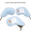 Golf Rod Head Protector Headcover Golf Iron Head Cover Scratchproof Case Sky Blue 4