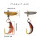 6Pcs Metal Spoon Lures Baits Casting Spinner Baits Steel Single Hook White 6 piece round 4