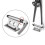 2X Bicycle Fork Mount Bike Block Fork Mount Front Wheel Fork Fixing Holder Cycling Fork Rack Accessories,Titanium 5