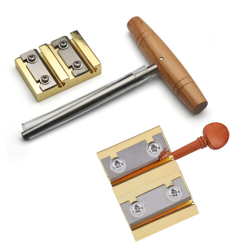 Violin Tuning Peg Reals Shaver & Reamer Set Violin Making Tool Enduring Silver 1