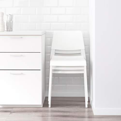 IKEA TEODORES Dining Chair- White 1