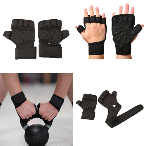 Open Gym Gloves Weight Lifting Gloves Work Out Gloves for Training Pull Up S 1