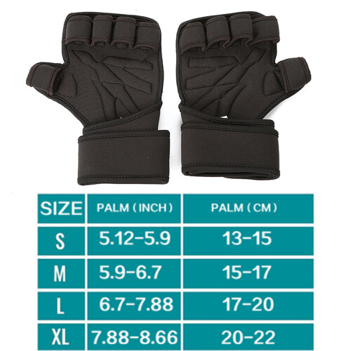 Open Gym Gloves Weight Lifting Gloves Work Out Gloves for Training Pull Up S 2