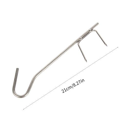 10Pcs Smoking Hooks Set, Butcher Hooks, Smoking Hooks Set Hooks for Fish Smoking 2