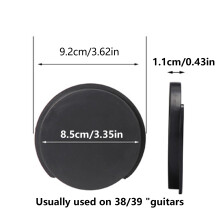 Silicone Acoustic Guitar Soundhole Cover Guitar Feedback Busters Enduring large