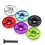 Light Weight Bicycles Stem Cap Top Cap with Screw For Mountain Bikes Customed Black 4