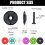 Light Weight Bicycles Stem Cap Top Cap with Screw For Mountain Bikes Customed Black 6