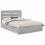VidaXL vidaXL Storage Bed Grey Sonoma 150 x 200 cm Engineered Wood 4