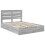 VidaXL vidaXL Storage Bed Grey Sonoma 150 x 200 cm Engineered Wood 2