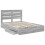 VidaXL vidaXL Storage Bed Grey Sonoma 150 x 200 cm Engineered Wood 3