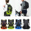20L Backpacking Travel Large Capacity Lightweight Watertight Adjustable Black Color 4