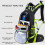 20L Backpacking Travel Large Capacity Lightweight Watertight Adjustable Black Color 6