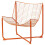 IKEA SKÅLBODA Lounge Armchair-Orange 2
