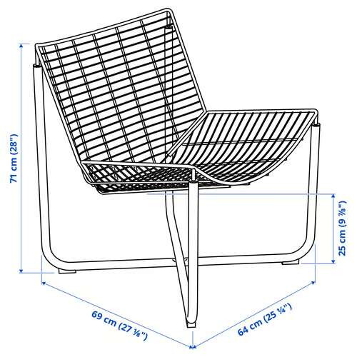 IKEA SKÅLBODA Lounge Armchair-Orange 2