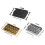 6 String Fixed Bridge Zinc Alloy Electric Bass Bridge Adjustable String Bridge Black 2