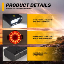 7000 Lumen Powerful Bike Lights Front and Back,5 LED Super Bright USB Rechargeable Waterproof Bicycle Headlight