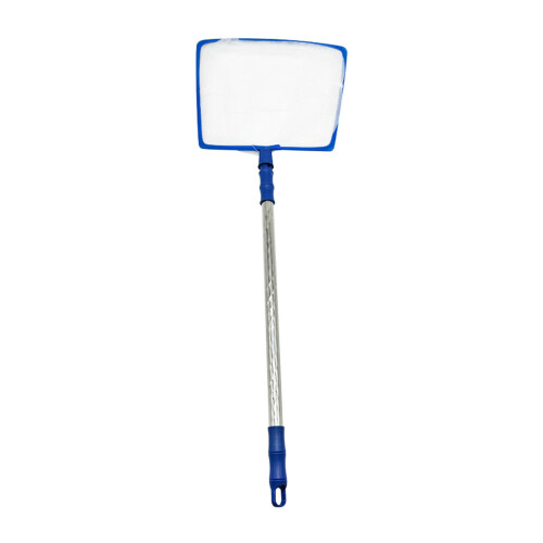 Extendable Pool Net with Square Screen Head for Floating Debris Pickup large 1