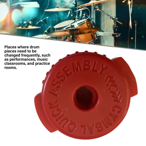 5Pcs Drum Quick Release Nut Replacement Cymbal Nut Screw Caps Fixing Buckle 1