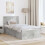 VidaXL vidaXL Bed Frame Concrete Grey 75 x 190 cm Engineered Wood 3