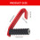 Pulls Up Hand Grip Gyms Workout Handle Heavy Duty Fitness Hook Handle Grip Red 5