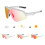 Cycling Glasses with Broad Lens Coverage for Commuting Use Sport White transparent 9