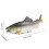 Plastic Fish Model Statue Multiple Type Ornament Figure Adult Collection Model red snapper 9