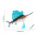 Plastic Fish Model Statue Multiple Type Ornament Figure Adult Collection Model tunas 11