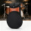 Portable Practice Pad Bag for Drummers with Organized Storage Black 5