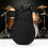 Portable Practice Pad Bag for Drummers with Organized Storage Black 6
