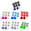 8Pcs Double Row Roller Skate Wheel Replacement Light Up Quads Roller Skate Wheel Blue 2