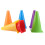10Pcs Traffic Cone Skate Obstacles Training Maker Cone Soccer Accessorys Blue 11