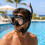 Three-Section Water Mask with Side Sections for Adult Pool Practice Black 4
