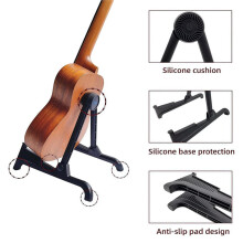Guitar Classic A-Frame Tripod Adjustable Guitar Stand for Acoustic Electric Guitars and Ukuleles Folding Floor Stand