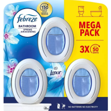 3 x 7.5ml Febreze Bathroom Air Freshener - Spring Awakening