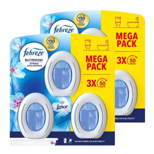 6 x 7.5ml Febreze Bathroom Air Freshener - Spring Awakening