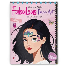 Stick and Style Fabulous Face Art Paperback Book