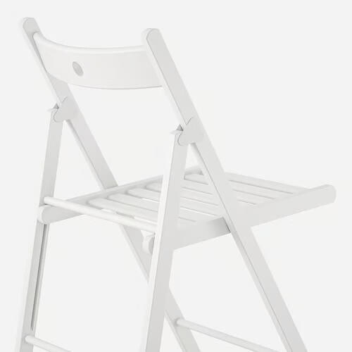 IKEA FRÖSVI Folding Chair-White 2