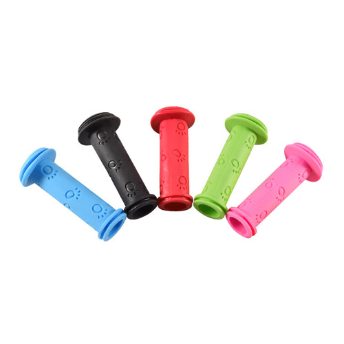 1Pair Soft Kid Bikes Grip Rubber Bikes Handlebars Grip Cycling Accessorys Black 1