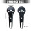 Compact Metal Golf Divot Fork with Skull Design for Grass Care Black 4