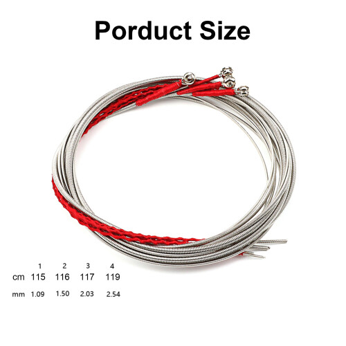 Professional Electric Bass Strings Stainless Steel Bass Strings Durability 2