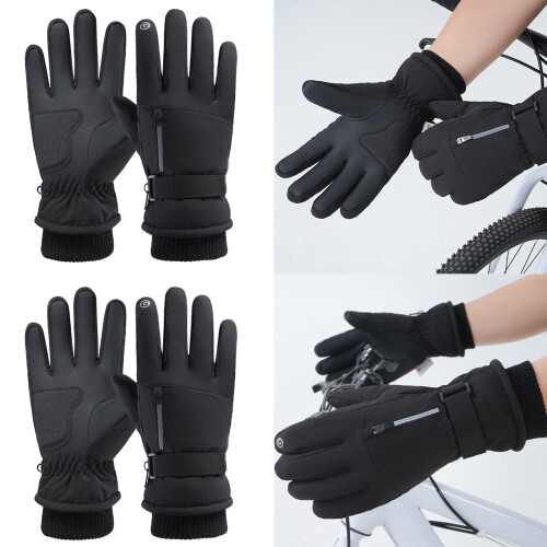 Windproof Snowboard Gloves Touching Screen Winter Warm Gloves for Skiing L 1