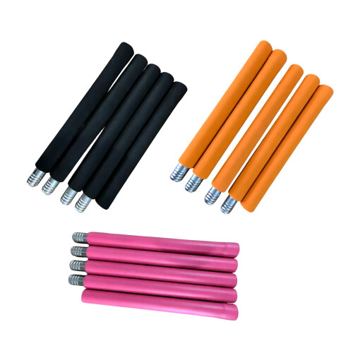 150 cm stretch rod with detachable sections for home exercise use Yellow 1