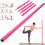 150 cm stretch rod with detachable sections for home exercise use Yellow 5