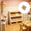 Miniature Bakery Counter Cabinet for Tabletop Display and Play 2