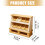Miniature Bakery Counter Cabinet for Tabletop Display and Play 3