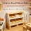 Miniature Bakery Counter Cabinet for Tabletop Display and Play 6