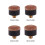 10Pcs Hard Leather Screw on Pool Cue Tip Replacement Pool Stick Accessories 10MM 3